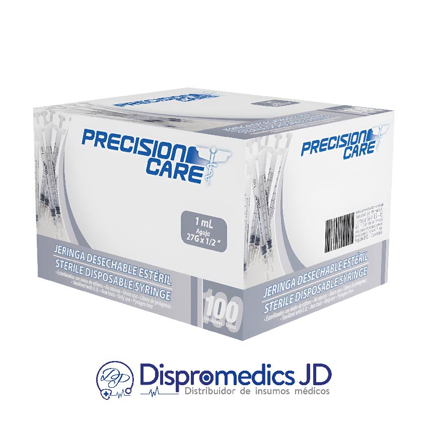 JERINGAS DESECHABLES (1 ml, 3 ml, 5 ml, 10 ml, 20 ml, 50 ml)
