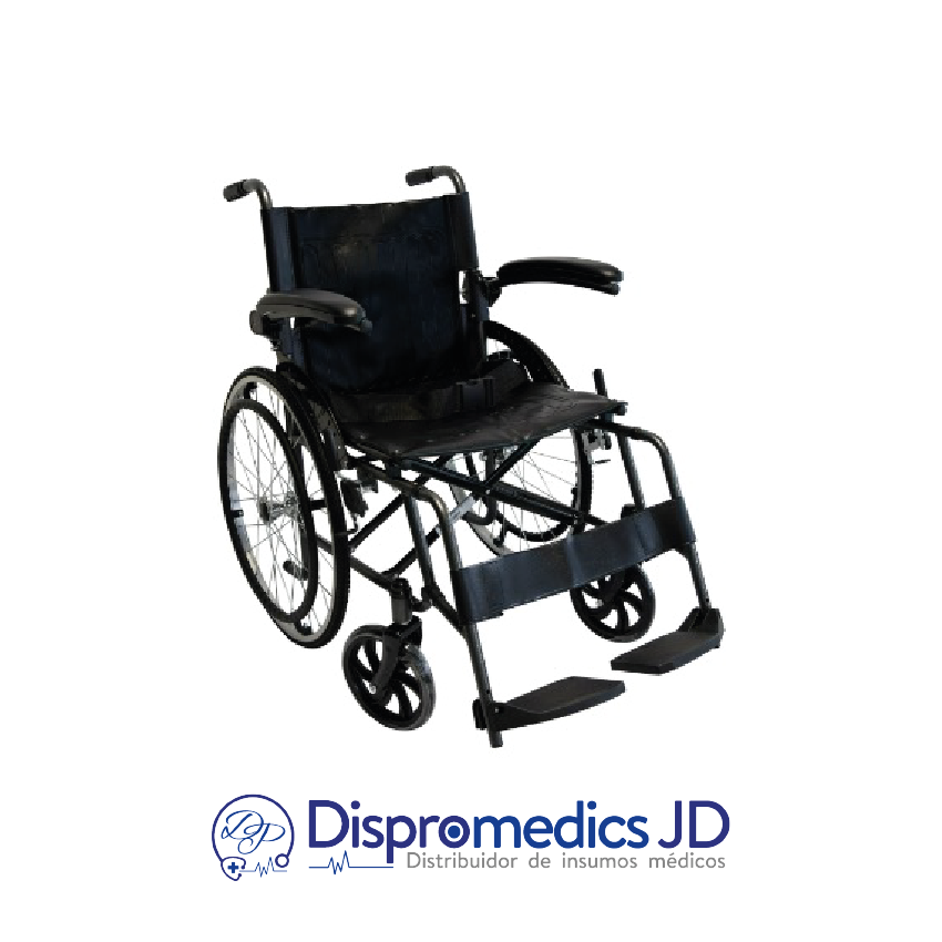 SILLA DE RUEDAS ESTANDAR BRAZOS ABATIBLES